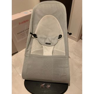 ベビービョルン(BABYBJORN)のベビービョルン バウンサー メッシュグレーホワイト(その他)