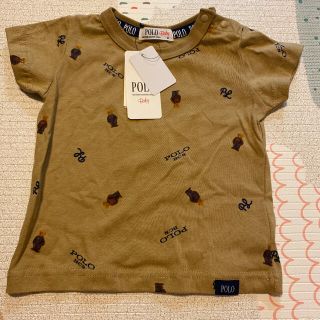 ポロラルフローレン(POLO RALPH LAUREN)のポロベア　総柄Tシャツ　80 新品未使用(Ｔシャツ)