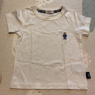 ポロラルフローレン(POLO RALPH LAUREN)のポロベア　白Tシャツ　100 新品未使用(Tシャツ/カットソー)