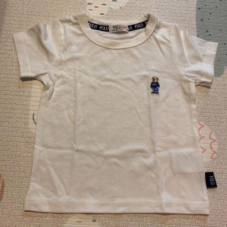 ポロラルフローレン(POLO RALPH LAUREN)のポロベア　白Tシャツ　100 新品未使用(Tシャツ/カットソー)