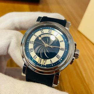 ブレゲ(Breguet)のブレゲ マリーンII ラージデイト（レア！ブルー色）(腕時計(アナログ))