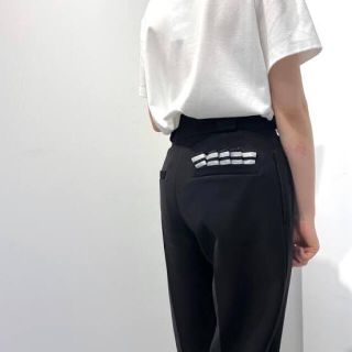 ドゥロワー(Drawer)の【訳あり】ボーダーズアットバルコニー🖤バックボーダーチーフタックパンツ　36(カジュアルパンツ)