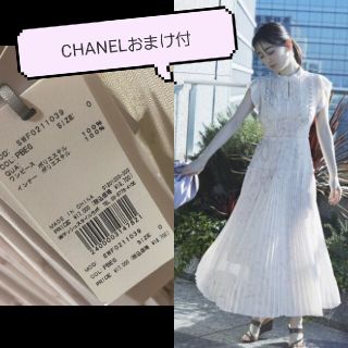 スナイデル(SNIDEL)のCHANELおまけ付☆新品タグ有スナイデル☆正規品☆プリーツロングワンピ(ロングワンピース/マキシワンピース)