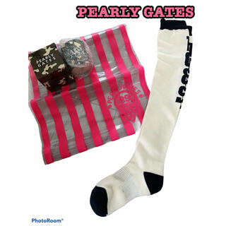 パーリーゲイツ(PEARLY GATES)の【新品未使用】PEARLY GATES パーリーゲイツ　ノベルティ　靴下　セット(その他)