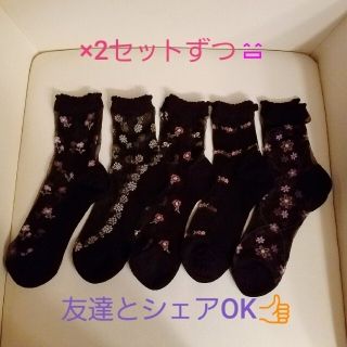 アナスイ(ANNA SUI)のとみーまゆまゆちゃん様専用☆シースルー靴下20点セット☆友達とシェアOK(ソックス)