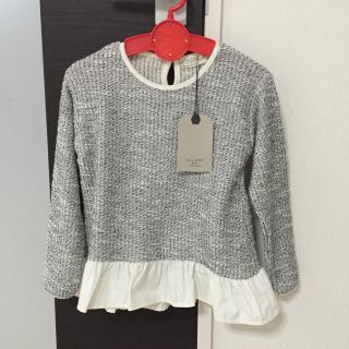 ザラキッズ(ZARA KIDS)のZARA girls 104  ツイード風おしゃれお出かけトップスも(ニット)