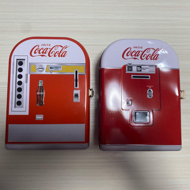 【値下げ】コカコーラ 缶ケース コラコーラ貯金箱 ×2個セット