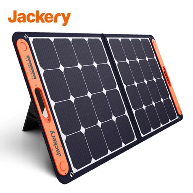 Jackery SolarSaga 100 ソーラーパネル 100W ソーラー インテリア/住まい/日用品の日用品/生活雑貨/旅行(防災関連グッズ)の商品写真