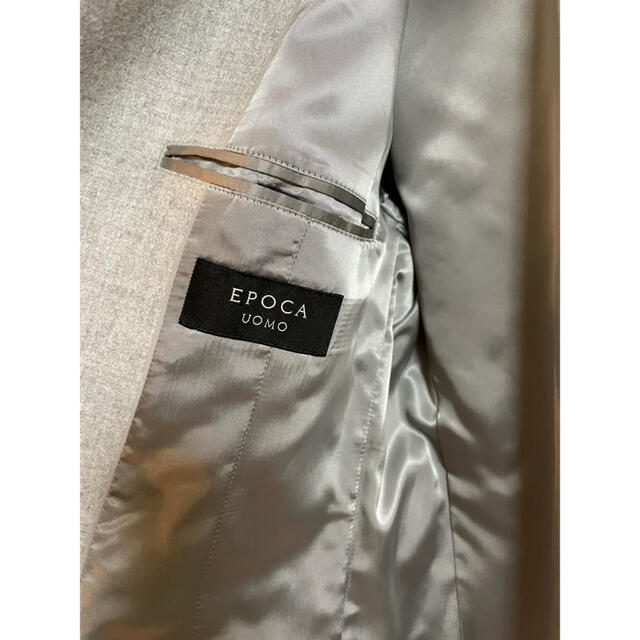 EPOCA(エポカ)の美品！　EPOCA UOMO 二重織ウールバルカラーコート メンズのジャケット/アウター(ステンカラーコート)の商品写真