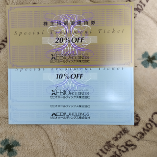 ゼビオ 株主優待 20%off 2枚 他(ショッピング)