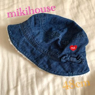 ミキハウス(mikihouse)のミキハウス ベビー帽子 ハット 48cm(帽子)