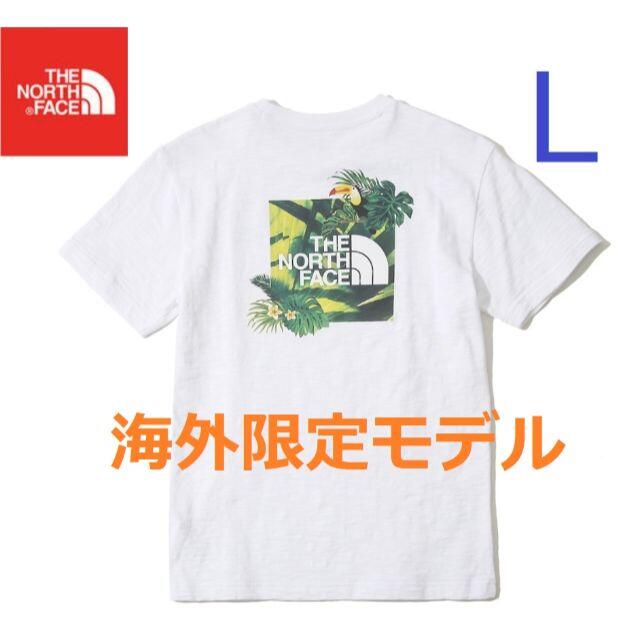 ★レア品 ノースフェイス Tシャツ 半袖 トロピカル 白/L K49B