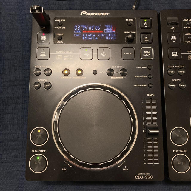 CDJ350.  DJM300 セットDJ機器