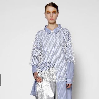 ドリスヴァンノッテン(DRIES VAN NOTEN)の21ssドリスヴァンノッテン完売メッシュT 白fumika uchida(Tシャツ(半袖/袖なし))