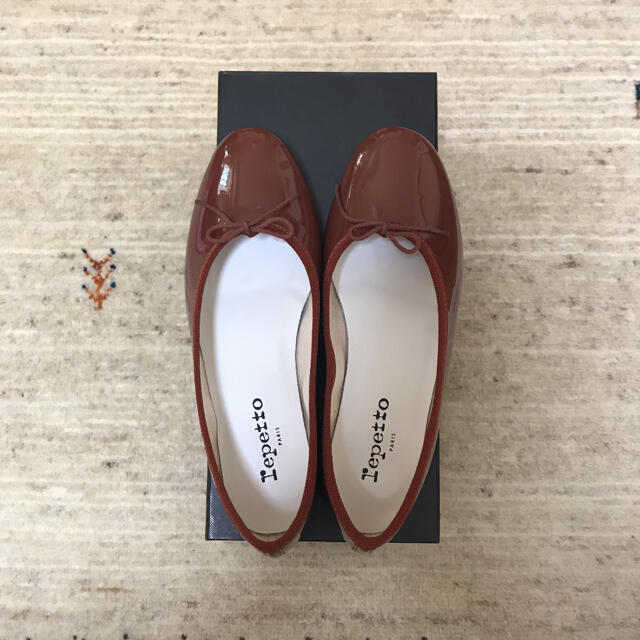 repetto エナメルバレエシューズ