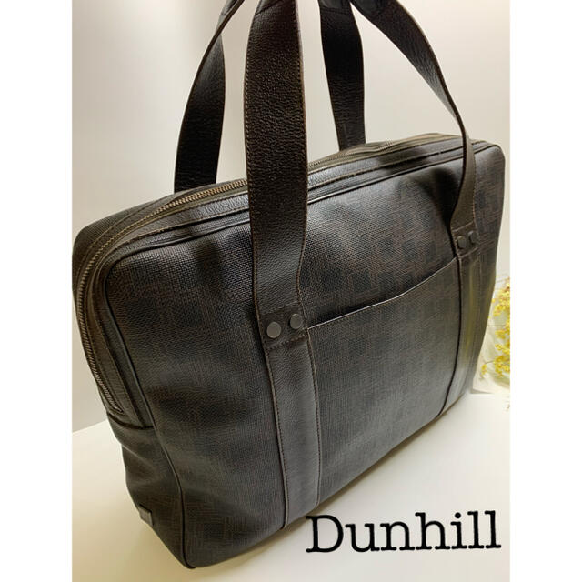 Dunhill 【ダンヒル 】ロゴモチーフ ビジネスバッグ PVC/レザー