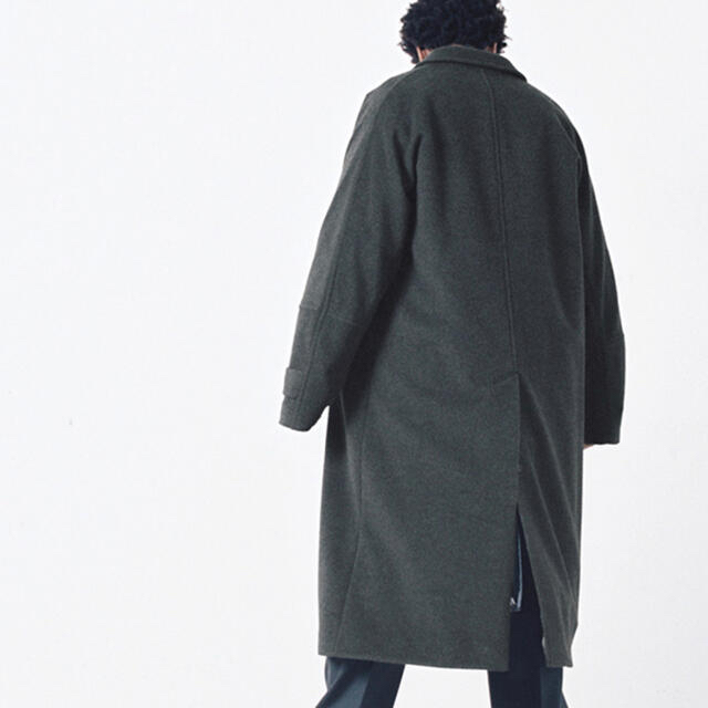 COMOLI(コモリ)のauralee cashmere wool mosser big coat メンズのジャケット/アウター(ステンカラーコート)の商品写真