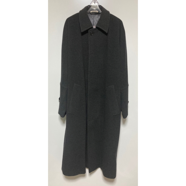 COMOLI(コモリ)のauralee cashmere wool mosser big coat メンズのジャケット/アウター(ステンカラーコート)の商品写真