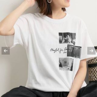 スローブイエナ(SLOBE IENA)の新品SLOBE IENA Tシャツ 別注 RobertaコラージュフォトTEE(Tシャツ(半袖/袖なし))