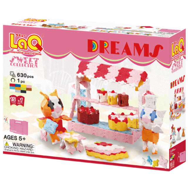 LaQ  Sweet  collection ドリームズ 630pcs キッズ/ベビー/マタニティのおもちゃ(知育玩具)の商品写真