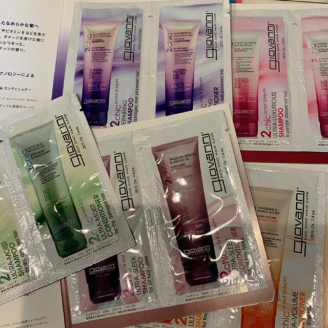 Cosme Kitchen(コスメキッチン)の［ジョヴァンニ］21種類⭐︎シャンプーセット コスメ/美容のヘアケア/スタイリング(シャンプー/コンディショナーセット)の商品写真