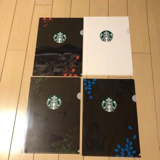 スターバックスコーヒー(Starbucks Coffee)のスタバ　クリアファイル4枚セット(クリアファイル)