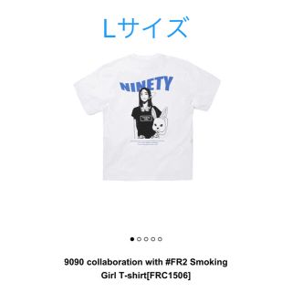 エクストララージ(XLARGE)の9090 #FR2 Smoking Girl T-shirt(Tシャツ/カットソー(半袖/袖なし))