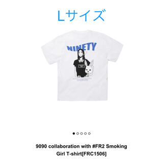 エクストララージ(XLARGE)の9090 #FR2 Smoking Girl T-shirt(Tシャツ/カットソー(半袖/袖なし))