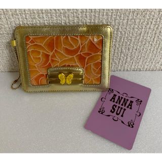 アナスイ(ANNA SUI)の送料込★訳あり ANNA SUI カードケース パスケース(名刺入れ/定期入れ)