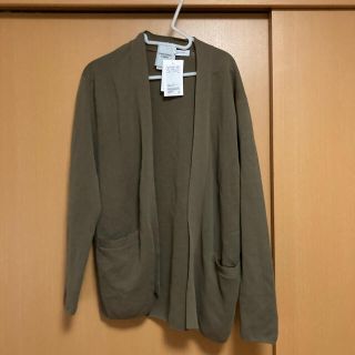 ユナイテッドアローズ(UNITED ARROWS)の★未使用★UNITED ARROWSミラノリブノーボタンカーディガンメンズM(カーディガン)