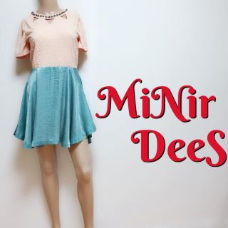 minirdees - 新品タグ付き♪ミニルディーズ 切り替えビジューワンピース♡スナイデル ノエラ