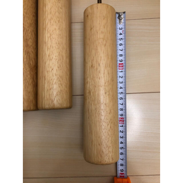 MUJI (無印良品)(ムジルシリョウヒン)の無印良品 脚 26cm 旧仕様 ナチュラル インテリア/住まい/日用品のベッド/マットレス(脚付きマットレスベッド)の商品写真