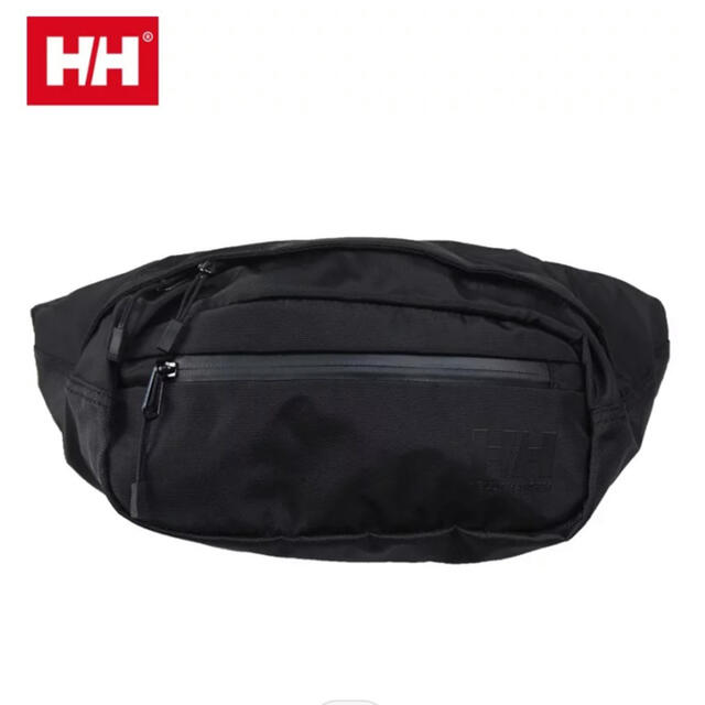 HELLY HANSEN(ヘリーハンセン)の値下げ！HH ヘリーハンセン　ボディバッグ　ブラック 7L メンズのバッグ(ボディーバッグ)の商品写真