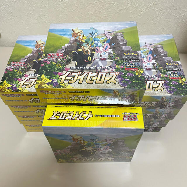 ポケモンカード　イーブイヒーローズ　10BOX 新品未開封　シュリンク付