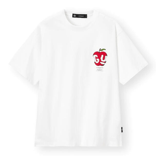 GU(ジーユー)の新品！UNDERCOVER GU Disney Apple Tee White メンズのトップス(Tシャツ/カットソー(半袖/袖なし))の商品写真