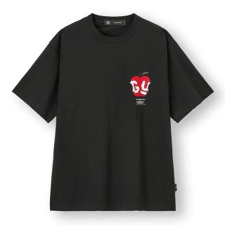 アンダーカバー(UNDERCOVER)の新品！UNDERCOVER GU Disney Apple Tee Black(Tシャツ/カットソー(半袖/袖なし))