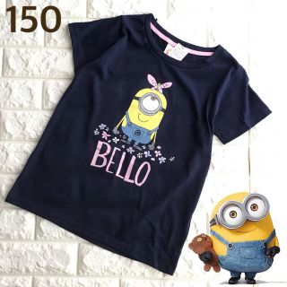 ミニオン(ミニオン)の【150】ミニオン プリント Tシャツ ネイビー(Tシャツ/カットソー)