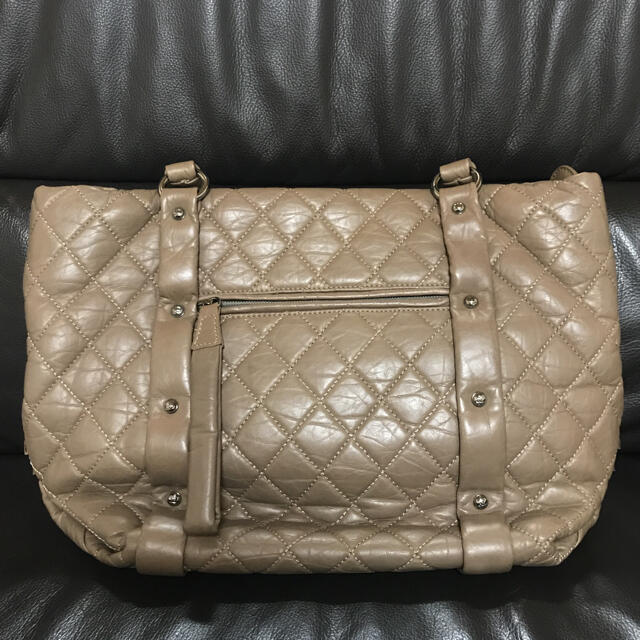 レディースCHANEL VINTAGE BAG  チェーンキルティングトートバッグ 美品