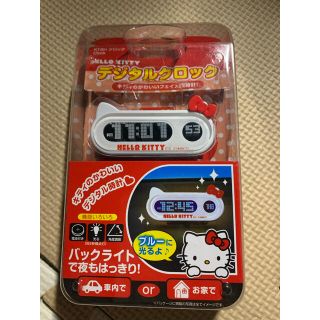 新品 デジタル時計 キティ(キャラクターグッズ)