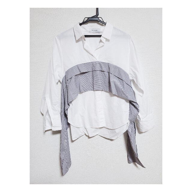 Simplicite(シンプリシテェ)のSIMPLICITE♡ビスチェドッキングシャツ レディースのトップス(シャツ/ブラウス(長袖/七分))の商品写真