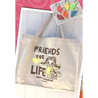 ハレイワ(HALEIWA)のウララ様専用　新品　ハッピーハレイワ　エコバッグ　おまけ　キーホルダー付　トート(トートバッグ)