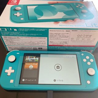 ニンテンドースイッチ(Nintendo Switch)のNintendo Switch Lite ターコイズブルー(携帯用ゲーム機本体)