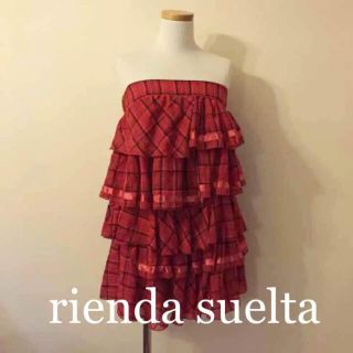 リエンダ(rienda)のrienda ドレスワンピース(ミニワンピース)