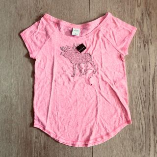 アバクロンビーアンドフィッチ(Abercrombie&Fitch)のアバクロ　新品タグ付き　Tシャツ　ピンク(Tシャツ/カットソー(半袖/袖なし))