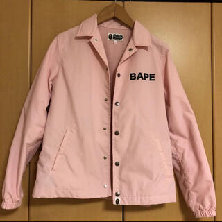 アベイシングエイプ(A BATHING APE)のa Bathing Ape マウンテンパーカー ピンク xs(パーカー)