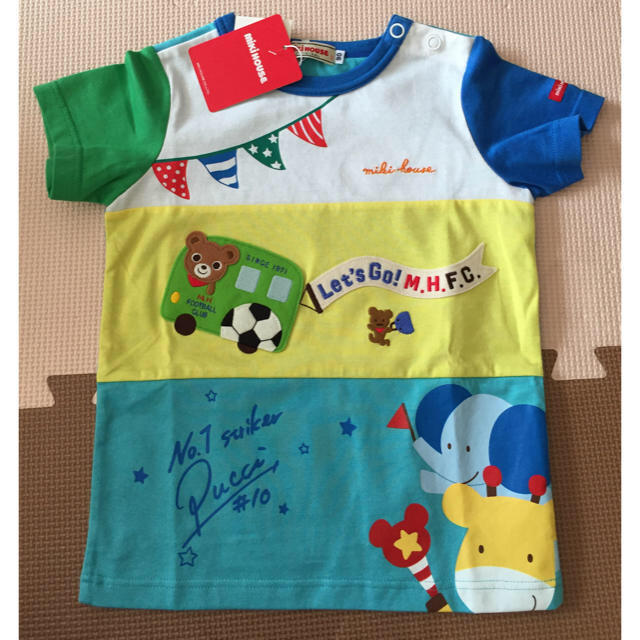 mikihouse(ミキハウス)の新品 ミキハウス Tシャツ 90 キッズ/ベビー/マタニティのキッズ服男の子用(90cm~)(Tシャツ/カットソー)の商品写真