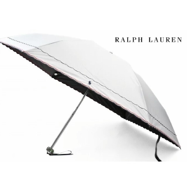 POLO RALPH LAUREN(ポロラルフローレン)の日傘 晴雨兼用折り畳み ラルフローレン 新品未使用 レディースのファッション小物(傘)の商品写真