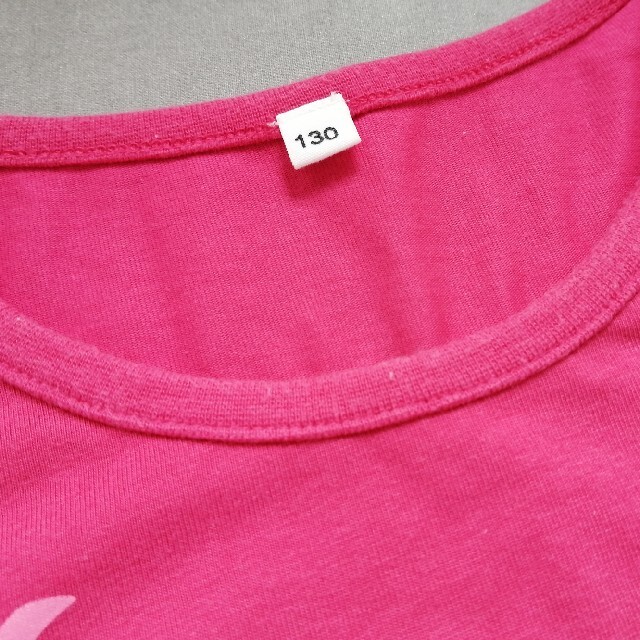 adidas(アディダス)のTシャツ２枚ピンク キッズ/ベビー/マタニティのキッズ服女の子用(90cm~)(Tシャツ/カットソー)の商品写真