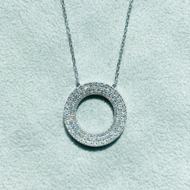 おすすめです☆K18WGダイヤモンドネックレス D:0.70ct