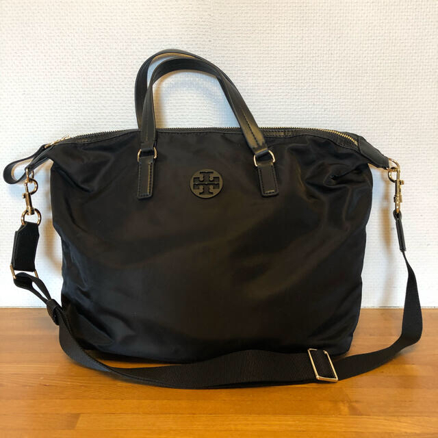 Tory Burch(トリーバーチ)の☆りっか様専用☆トリーバーチ　2wayナイロントートバッグ　ブラック レディースのバッグ(トートバッグ)の商品写真